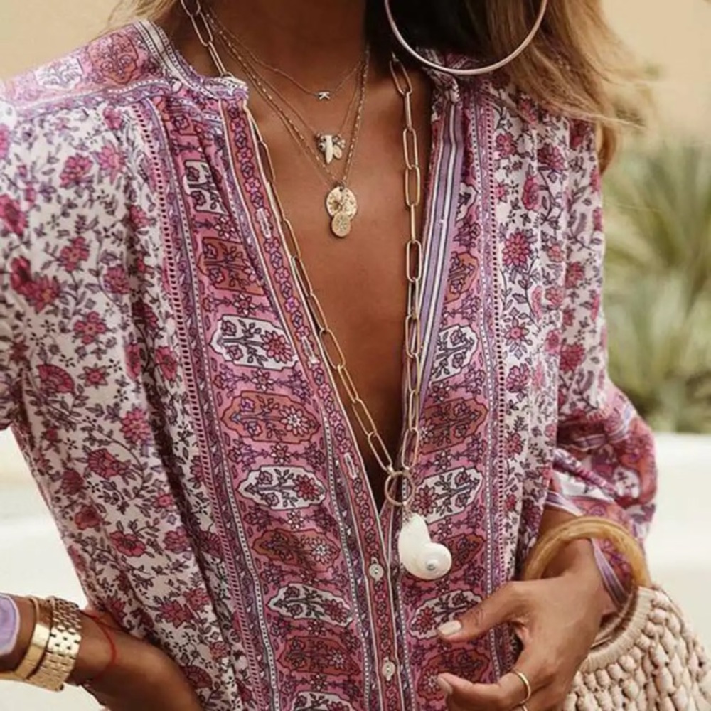 Jasmine Midi Tunic DRESS Lilac NEW - Picture 6 of 6